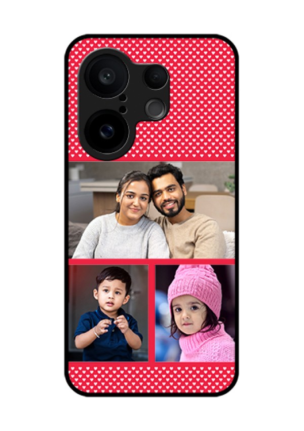 Vivo X200 FE 5G Custom Glass Phone Case - Bulk Photo Upload Design