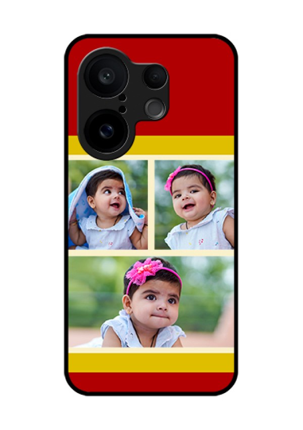 Vivo X200 FE 5G Custom Glass Phone Case - Multiple Pic Upload Design