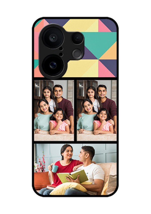 Vivo X200 FE 5G Custom Glass Phone Case - Bulk Pic Upload Design