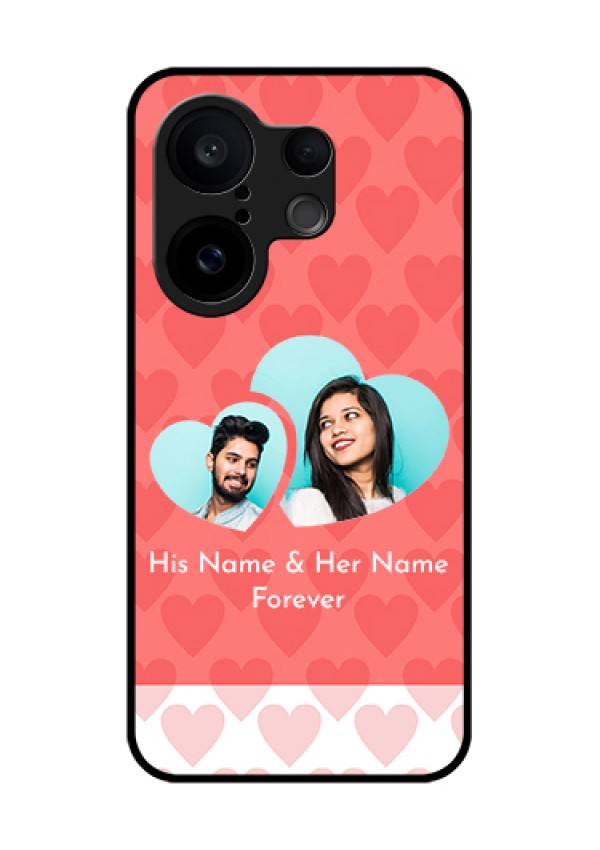Vivo X200 FE 5G Custom Glass Phone Case - Couple Pic Upload Design