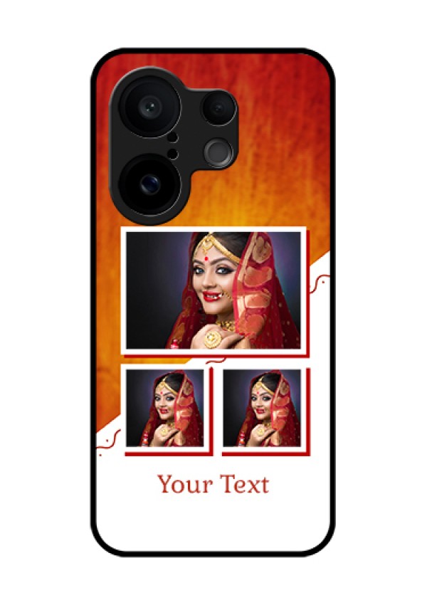 Vivo X200 FE 5G Custom Glass Phone Case - Wedding Memories Design