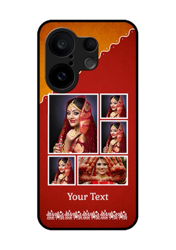 Vivo X200 FE 5G Custom Glass Phone Case - Wedding Pic Upload Design