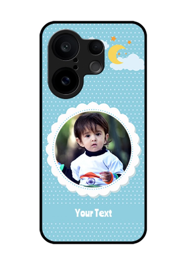Vivo X200 FE 5G Custom Glass Phone Case - Violet Pattern Design