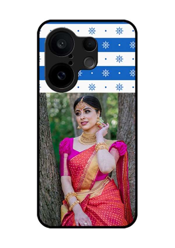 Vivo X200 FE 5G Custom Glass Phone Case - Snow Pattern Design