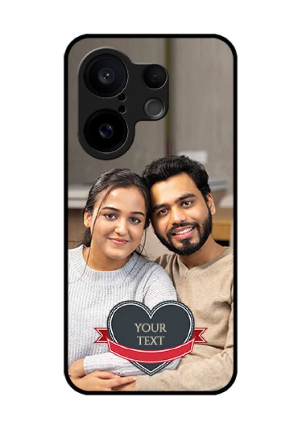 Vivo X200 FE 5G Custom Glass Phone Case - Just Married Couple Design