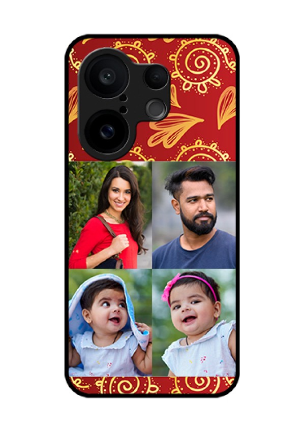 Vivo X200 FE 5G Custom Glass Phone Case - 4 Image Traditional Design