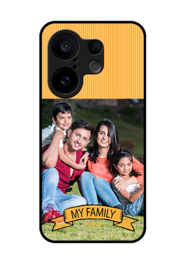 Vivo X200 FE 5G Custom Glass Phone Case - My Family Design