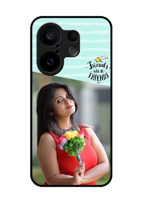 Vivo X200 FE 5G Custom Glass Phone Case - Friends Picture Icon Design