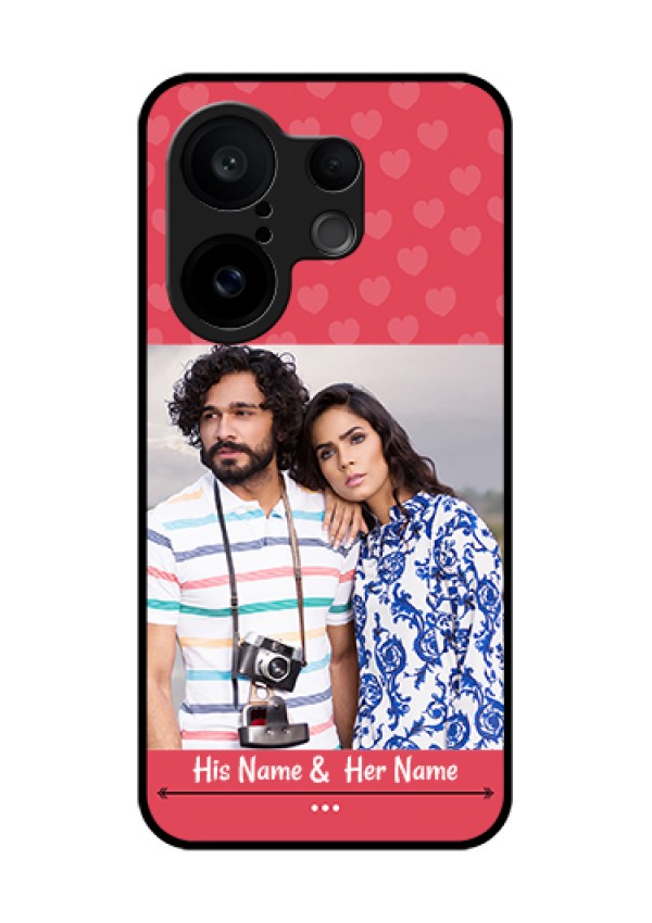 Vivo X200 FE 5G Custom Glass Phone Case - Simple Love Design