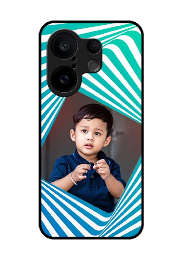 Vivo X200 FE 5G Custom Glass Phone Case - Abstract Spiral Design