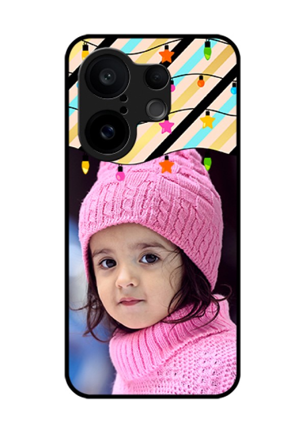 Vivo X200 FE 5G Custom Glass Phone Case - Lights Hanging Design