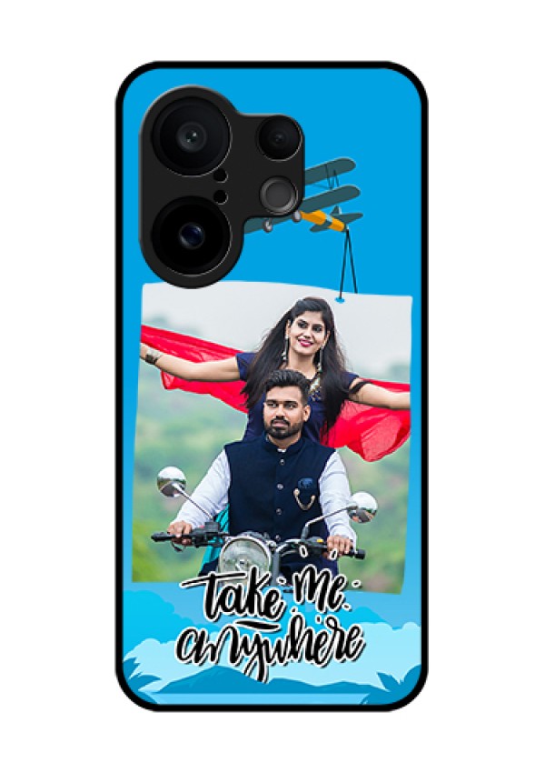 Vivo X200 FE 5G Custom Glass Phone Case - Traveller Design