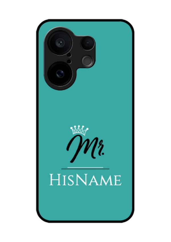 Vivo X200 FE 5G Custom Glass Phone Case - Mr With Name Design