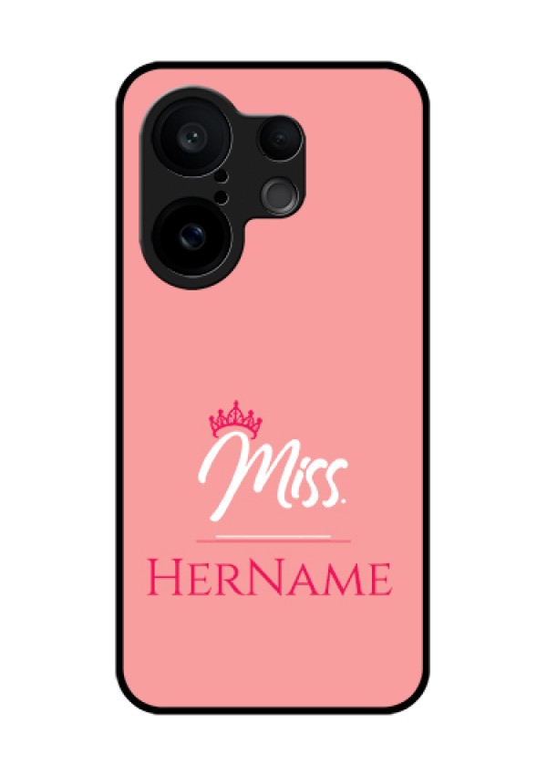 Vivo X200 FE 5G Custom Glass Phone Case - Mrs With Name Design