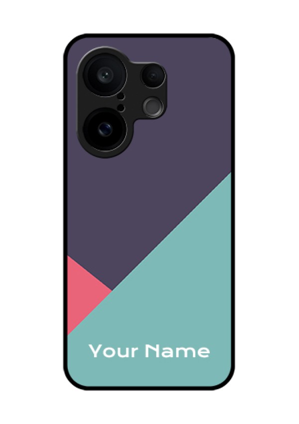 Vivo X200 FE 5G Custom Glass Phone Case - Tri Color Abstract Design