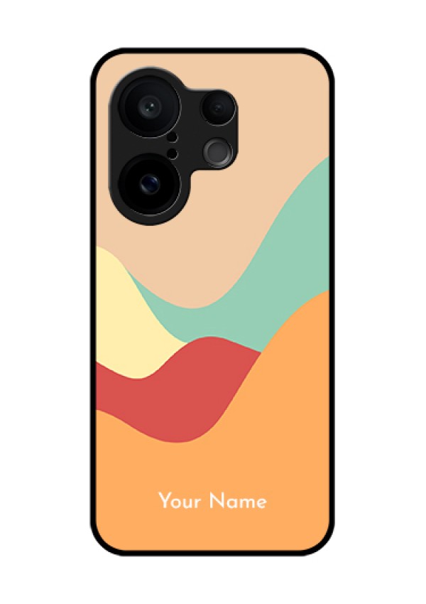 Vivo X200 FE 5G Custom Glass Phone Case - Ocean Waves Multi - Colour Design