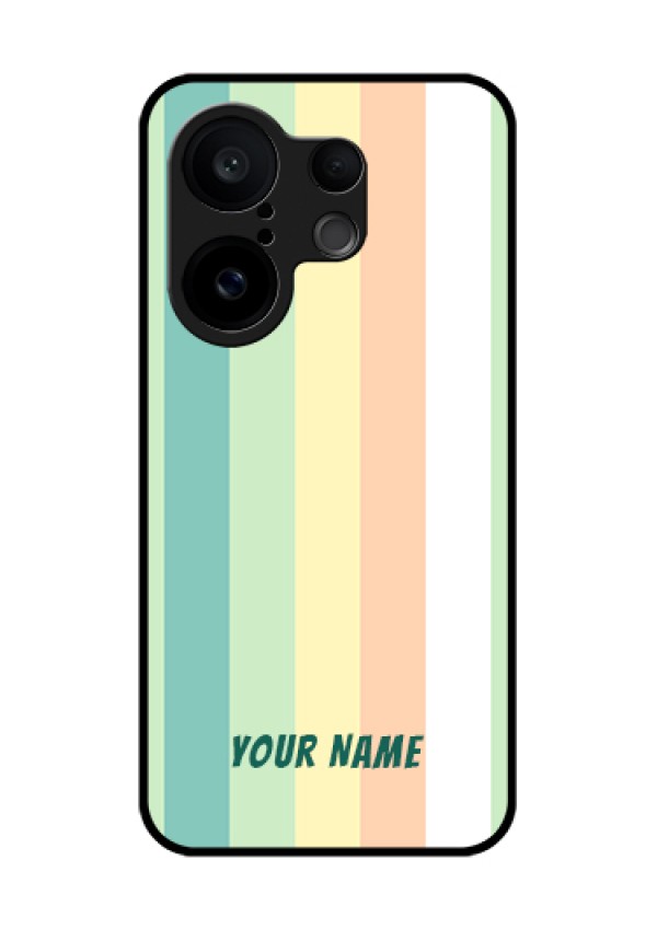 Vivo X200 FE 5G Custom Glass Phone Case - Multi - Colour Stripes Design