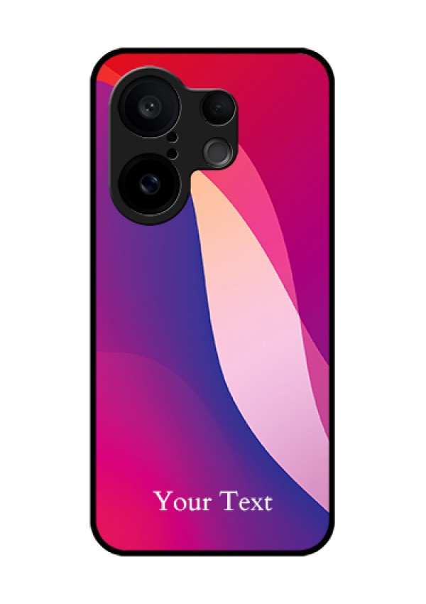 Vivo X200 FE 5G Custom Glass Phone Case - Digital Abstract Overlap Design