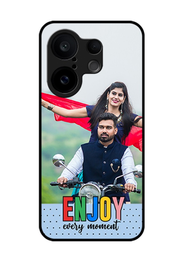 Vivo X200 FE 5G Custom Glass Phone Case - Enjoy Every Moment Design