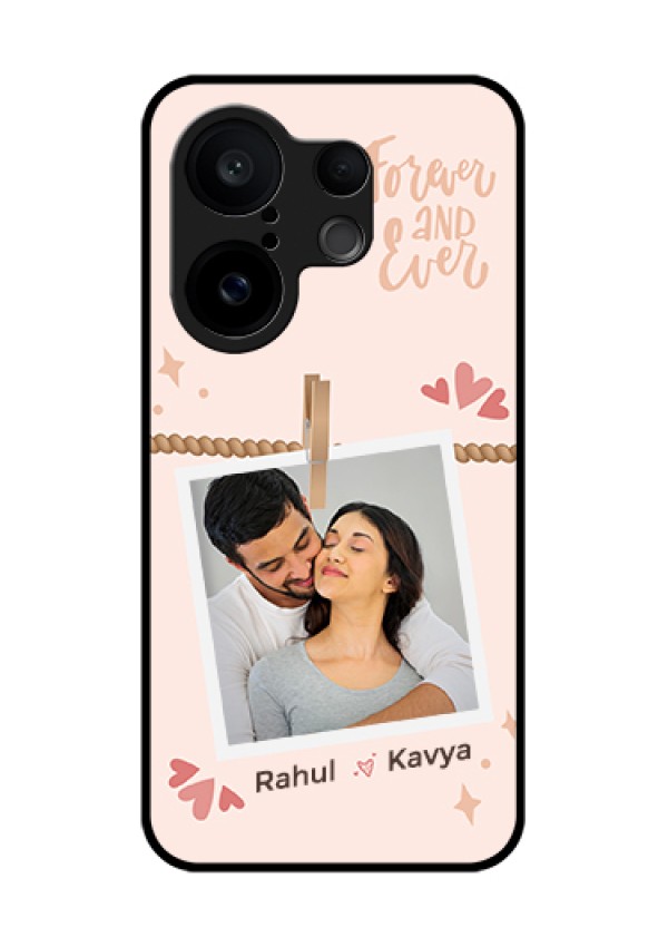Vivo X200 FE 5G Custom Glass Phone Case - Forever And Ever Love Design