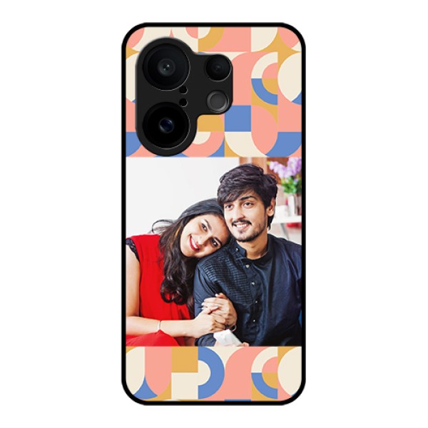 Vivo X200 FE 5G Custom Glass Phone Case - Semi - Circle Maze Pattern Design