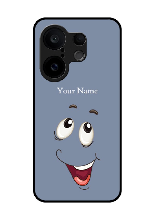 Vivo X200 FE 5G Custom Glass Phone Case - Laughing Cartoon Face Design