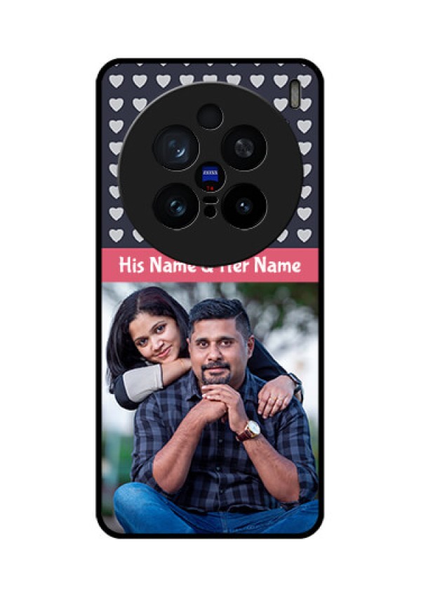 Vivo X200 Pro 5G Custom Glass Phone CaseLove Symbols Design