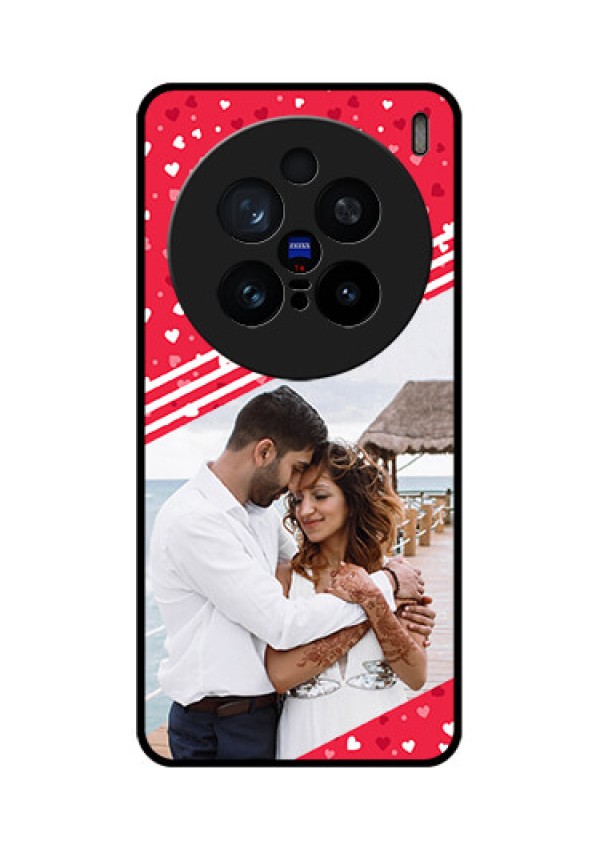 Vivo X200 Pro 5G Custom Glass Phone CaseValentines Gift Design
