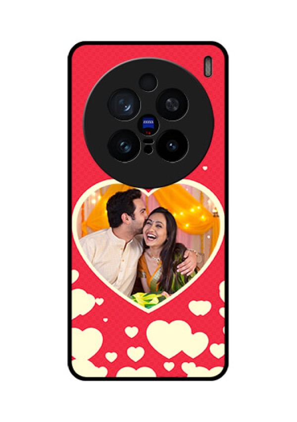 Vivo X200 Pro 5G Custom Glass Phone CaseLove Symbols Phone Cover Design