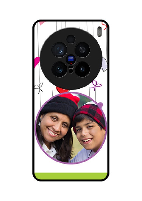 Vivo X200 Pro 5G Custom Glass Phone CaseCute Kids Phone Case Design