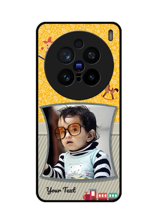Vivo X200 Pro 5G Custom Glass Phone CaseBaby Picture Upload Design