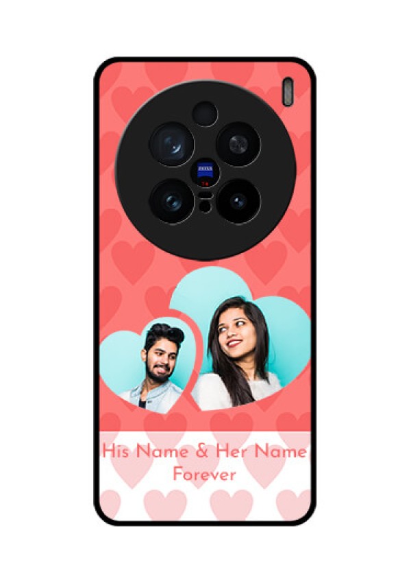 Vivo X200 Pro 5G Custom Glass Phone CaseCouple Pic Upload Design