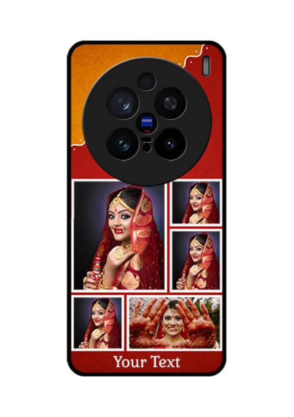 Vivo X200 Pro 5G Custom Glass Phone CaseWedding Pic Upload Design