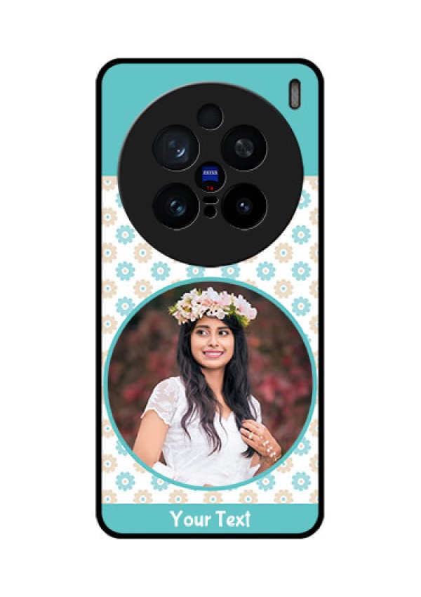 Vivo X200 Pro 5G Custom Glass Phone CaseBeautiful Flowers Design