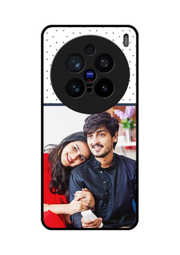 Vivo X200 Pro 5G Custom Glass Phone CasePremium Dot Design