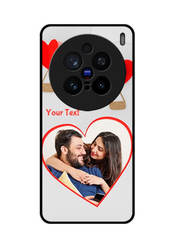 Vivo X200 Pro 5G Custom Glass Phone CaseParachute Love Design