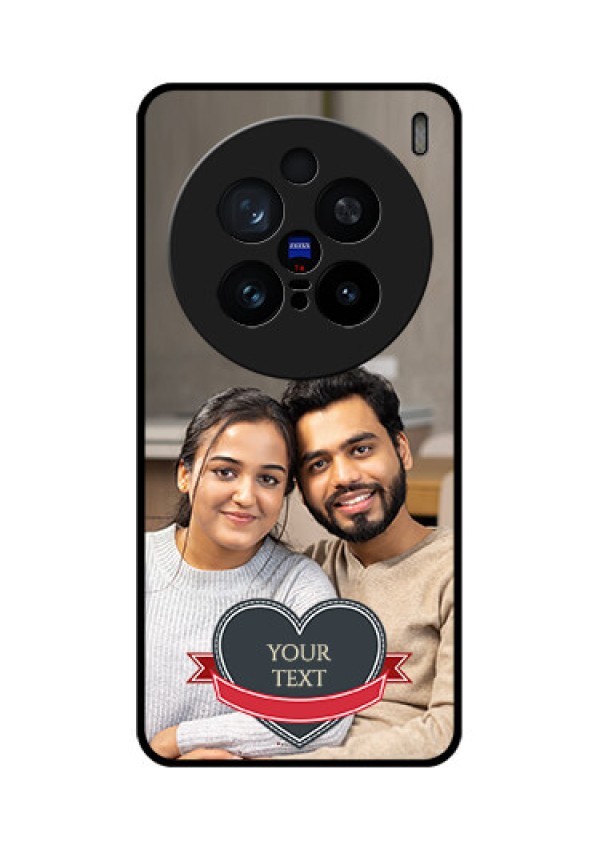 Vivo X200 Pro 5G Custom Glass Phone CaseJust Married Couple Design
