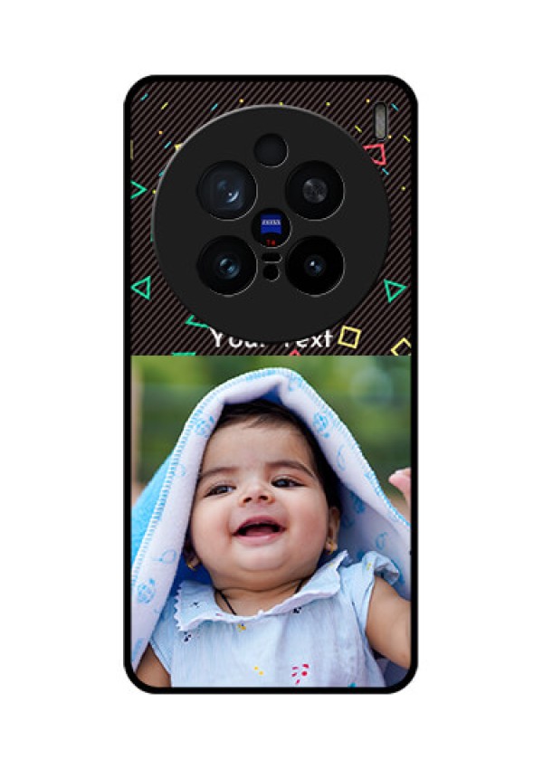 Vivo X200 Pro 5G Custom Glass Phone CaseWith Confetti Birthday Design
