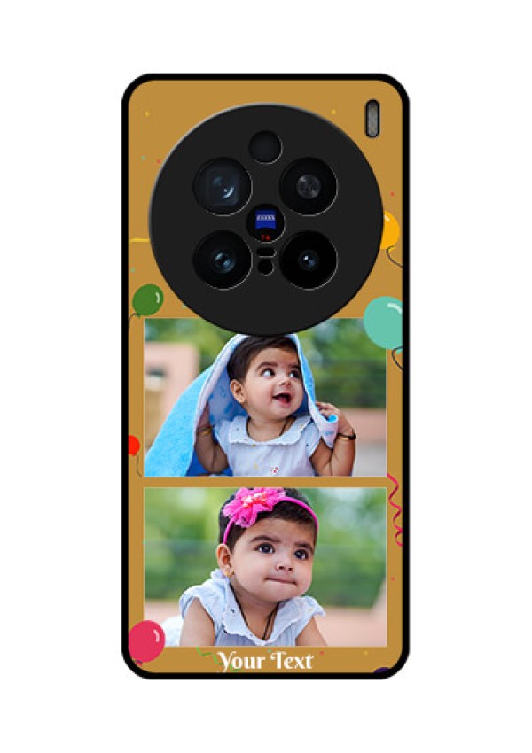 Vivo X200 Pro 5G Custom Glass Phone CaseImage Holder With Birthday Celebrations Design