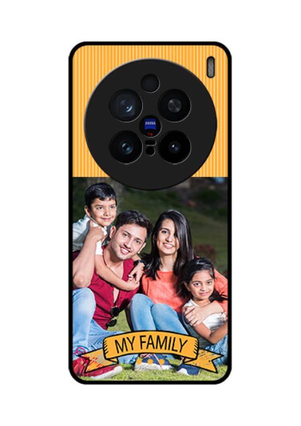 Vivo X200 Pro 5G Custom Glass Phone CaseMy Family Design