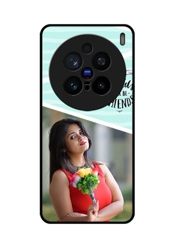 Vivo X200 Pro 5G Custom Glass Phone CaseFriends Picture Icon Design
