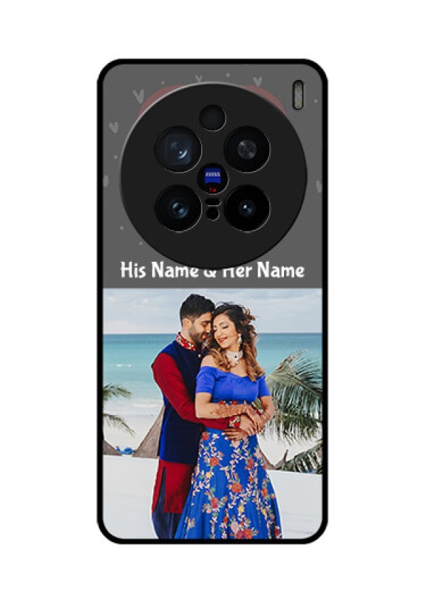 Vivo X200 Pro 5G Custom Glass Phone CaseBuy Love Design With Photo Online