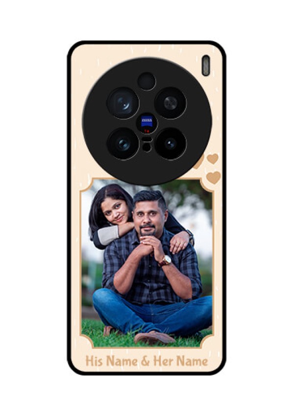 Vivo X200 Pro 5G Custom Glass Phone CaseWith Confetti Love Design