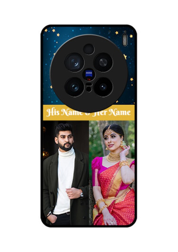 Vivo X200 Pro 5G Custom Glass Phone CaseGalaxy Stars Backdrop Design