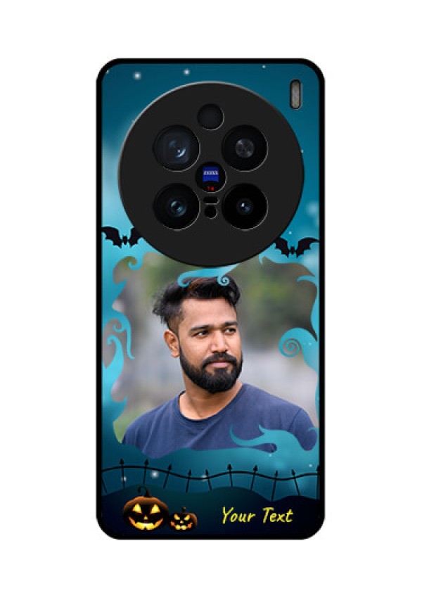 Vivo X200 Pro 5G Custom Glass Phone CaseHalloween Frame Design