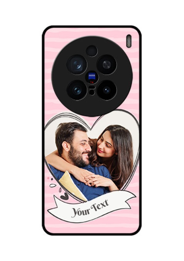 Vivo X200 Pro 5G Custom Glass Phone CaseVintage Heart Design