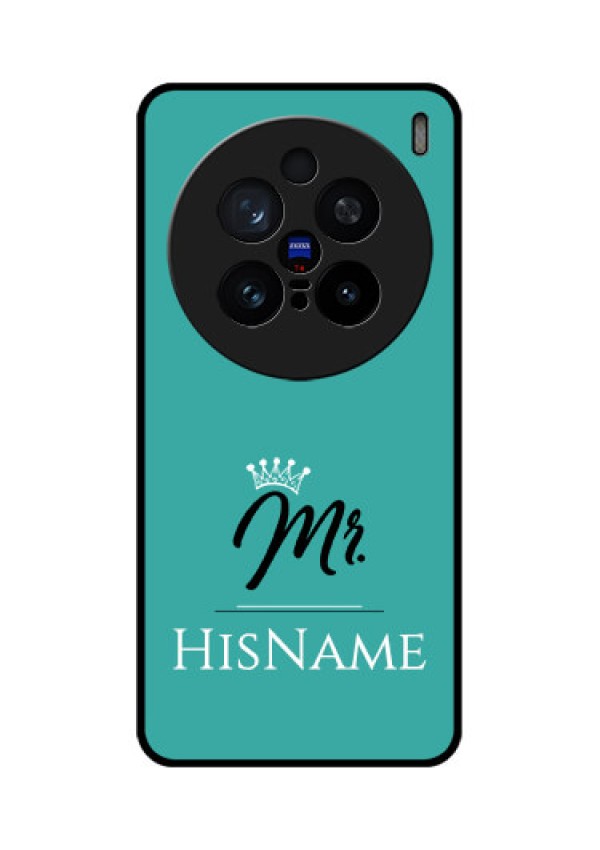 Vivo X200 Pro 5G Custom Glass Phone CaseMr With Name Design