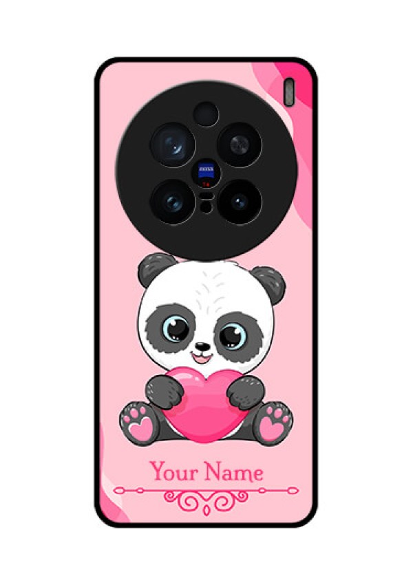 Vivo X200 Pro 5G Custom Glass Phone CaseCute Panda Design