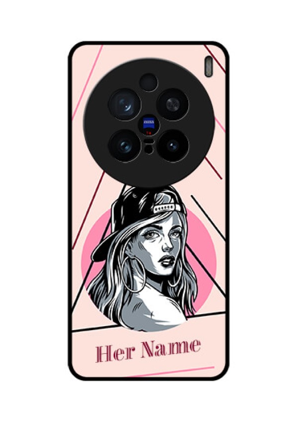 Vivo X200 Pro 5G Custom Glass Phone CaseRockstar Girl Design