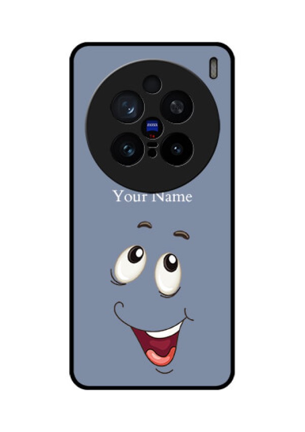 Vivo X200 Pro 5G Custom Glass Phone CaseLaughing Cartoon Face Design